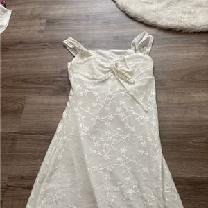 SHEIN White Floral Mini Dress